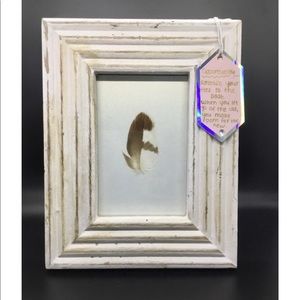 Reiki Infused Real Framed Feather w/ Angel Message